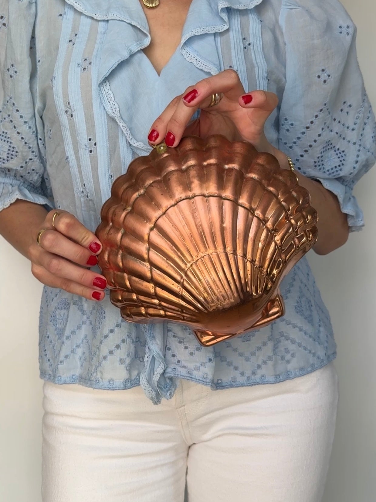 Copper Shell Mold - for Sara Leonard