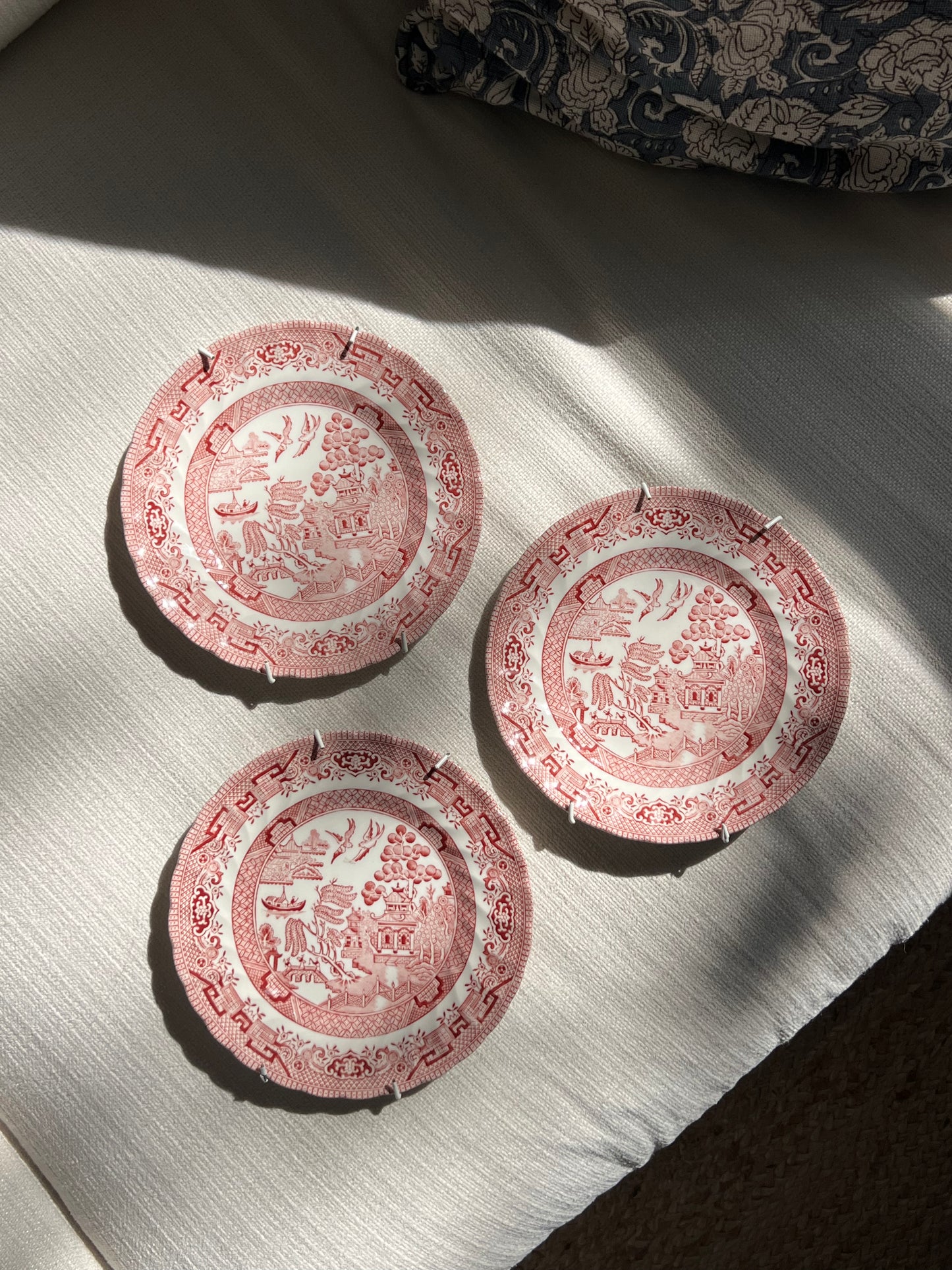 Red & White Wall Plates