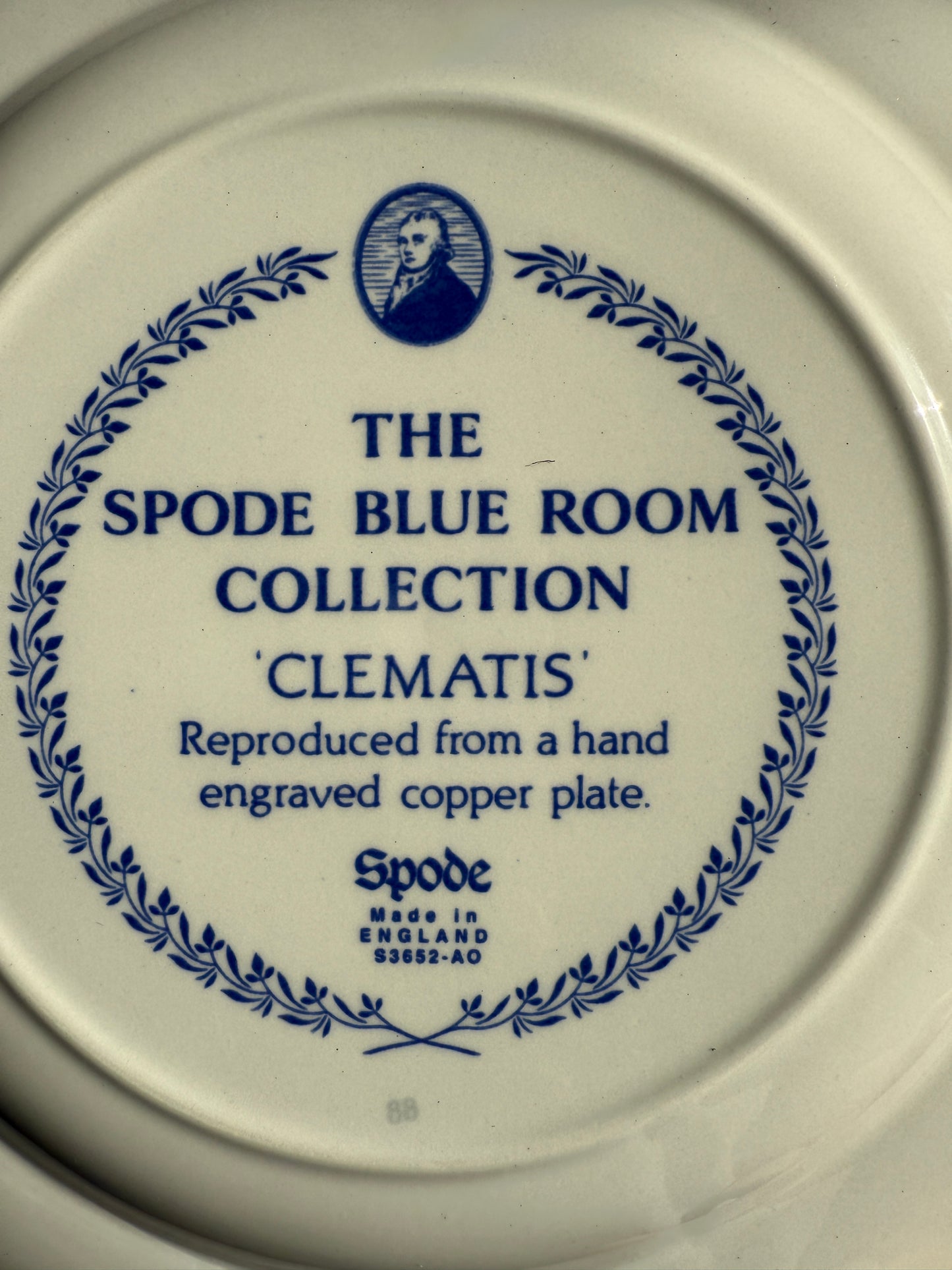 Broadway Spode Blue Room Dinner Plate