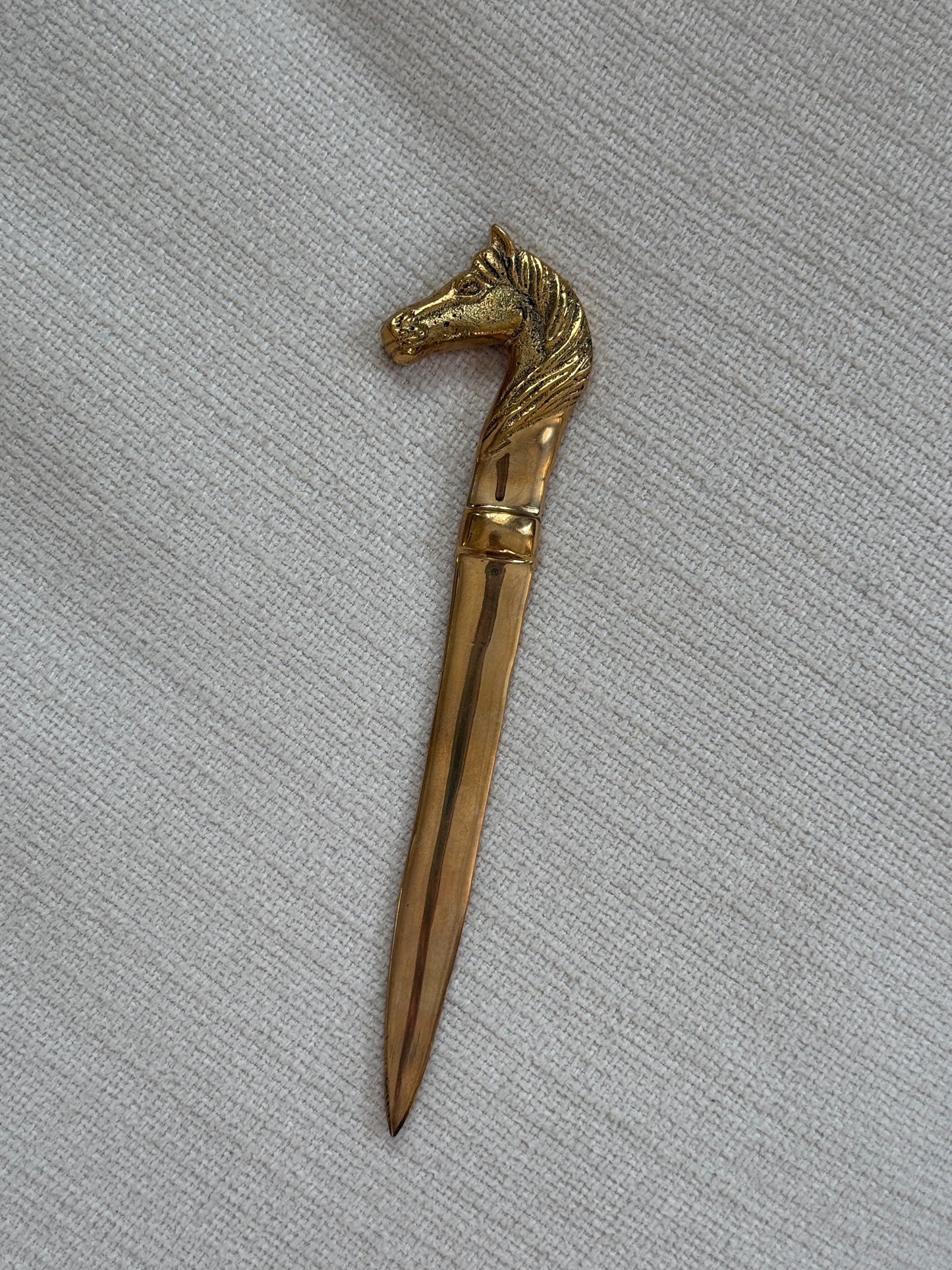 Brass Horse Letter Opener