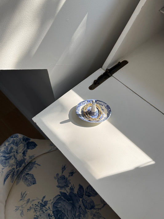Bibury Blue & White Jewelry Dish
