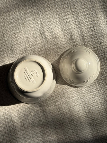 White Sugar Jar