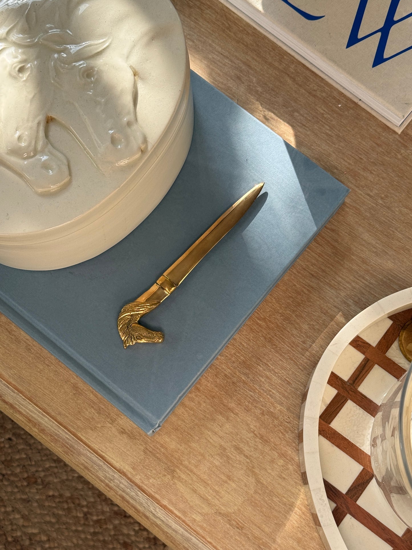 Brass Horse Letter Opener
