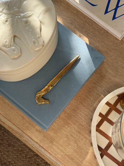 Brass Horse Letter Opener