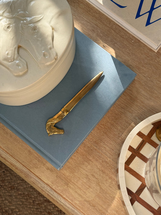 Brass Horse Letter Opener